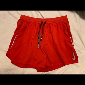 Nike men’s Large Red 5inch shorts